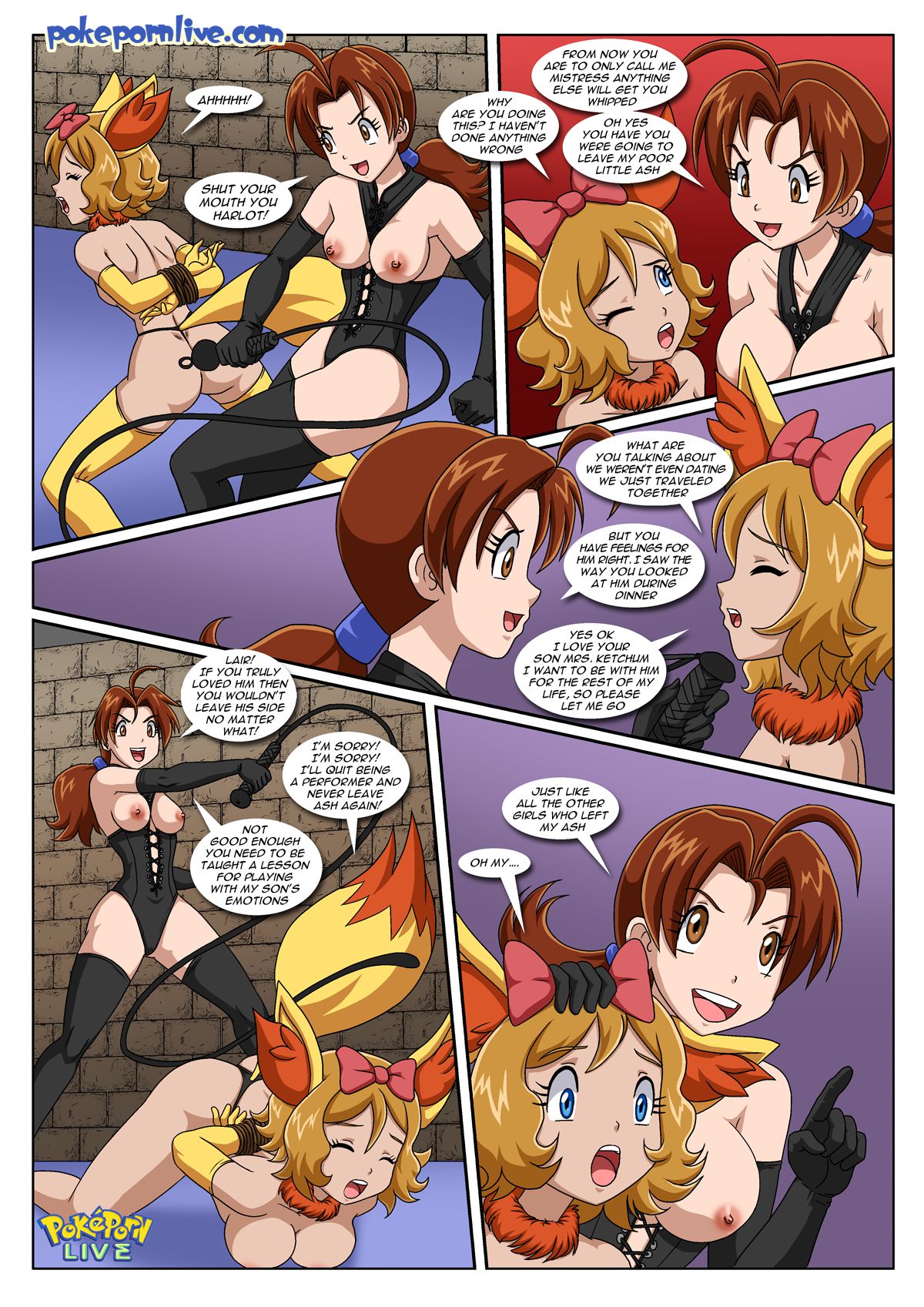 Mistress Ketchum’s PokeBitches (Pokemon) - PalComix page 6 hentai porn comic manga doujin